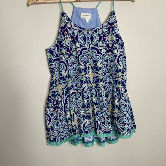 Anthropologie Meadow Rue Paisley Nuria Swing Tank - Picture 3 of 8